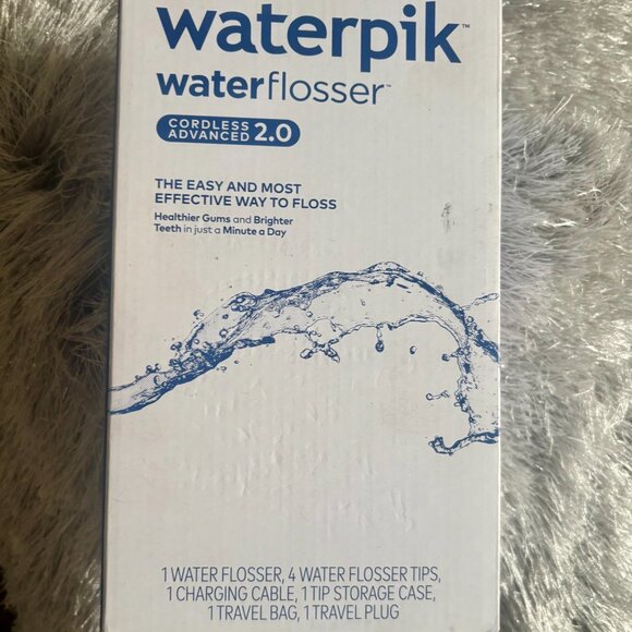MAKE AN OFFER! NEVER OPENED WATERPIK White Cordless Advanced 2.0 Water Flosser - Picture 5 of 7